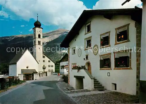 AK / Ansichtskarte Valchava Chasa Jaura Talmuseum des Muentertales Kirche Valchava