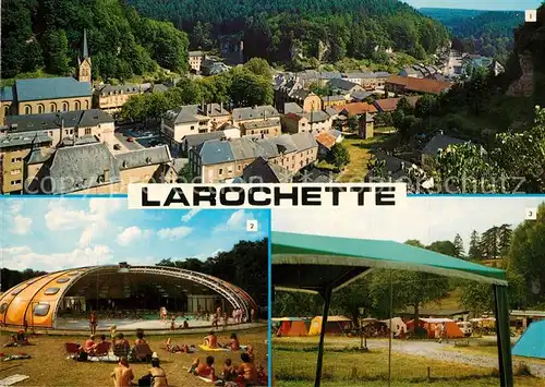 AK / Ansichtskarte Larochette_Luxembourg Vue generale Piscine Camping Larochette Luxembourg