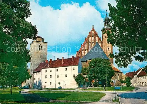 AK / Ansichtskarte Zary Gotycki kosciol farny Gotische Kirche XIII.   XVI. Jhdt. Zary