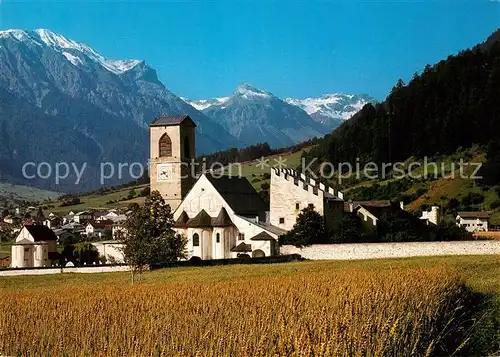 AK / Ansichtskarte Muestair Klosterkirche St. Johann Alpen Muestair