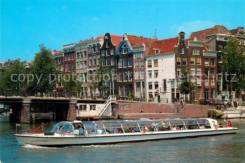 AK / Ansichtskarte Amsterdam_Niederlande Oude Schans Gracht Rundfahrten Amsterdam_Niederlande