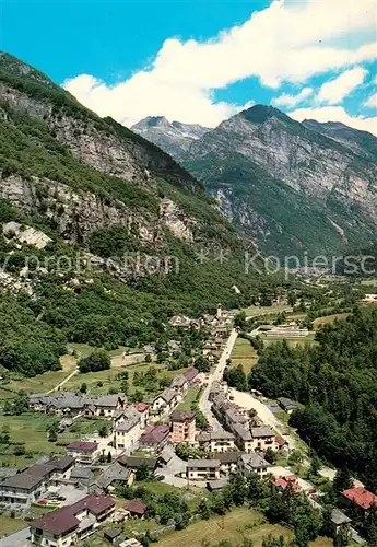 AK / Ansichtskarte Cevio Panorama Valle Maggia Fliegeraufnahme Cevio