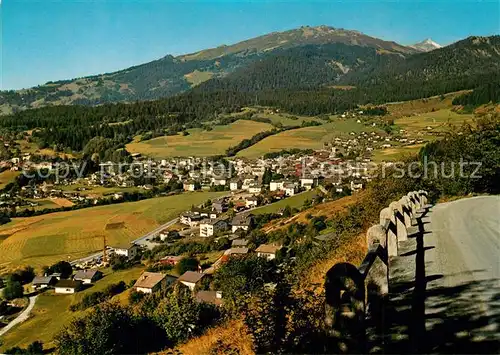 AK / Ansichtskarte Flims_Dorf Panorama mit Crap Sogn Gion Glarner Alpen Flims_Dorf