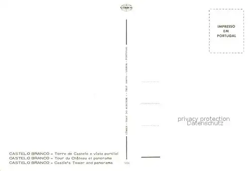 AK / Ansichtskarte Castelo_Branco Torre do Castelo 