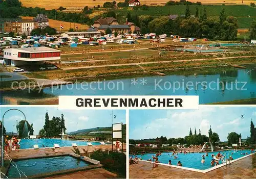 AK / Ansichtskarte Grevenmacher_Luxembourg Camping Restaurant Piscines Grevenmacher Luxembourg