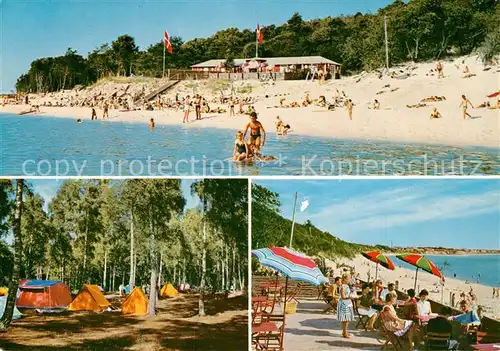AK / Ansichtskarte Bornholm Renne Strandbad Camping Nordskoven Bornholm