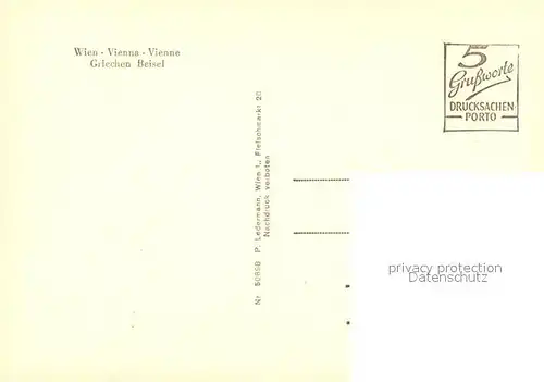 AK / Ansichtskarte Wien Griechen Beisel  Wien