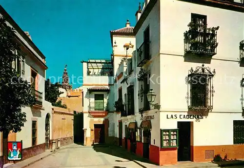 AK / Ansichtskarte Sevilla_Andalucia Rincon del Barrio de Santa Cruz  Sevilla_Andalucia