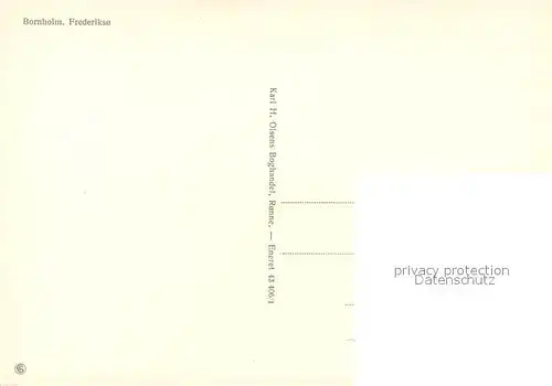 AK / Ansichtskarte Bornholm Frederikso Bornholm