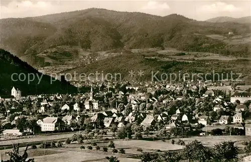 AK / Ansichtskarte Schopfheim Panorama Wiesental Schwarzwald Schopfheim