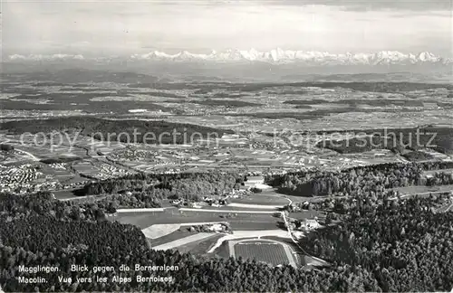 AK / Ansichtskarte Magglingen Panorama Blick gegen die Berner Alpen Fliegeraufnahme Magglingen