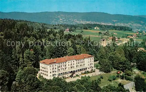 AK / Ansichtskarte Magglingen Eidg. Turn  und Sportschule Fliegeraufnahme Magglingen