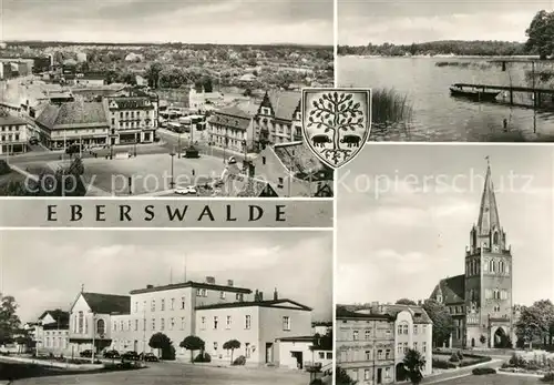 AK / Ansichtskarte Eberswalde Teilansichten Waldstadt Kirche Eberswalde