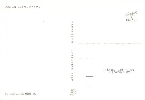 AK / Ansichtskarte Eberswalde Teilansichten Waldstadt Kirche Eberswalde