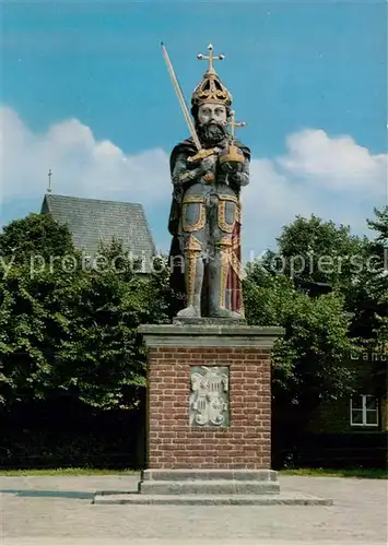 AK / Ansichtskarte Wedel_Pinneberg Roland Statue Wedel Pinneberg
