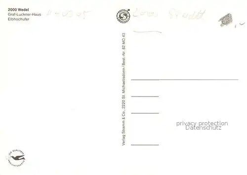 AK / Ansichtskarte Wedel_Pinneberg Graf Luckner Haus Elbhochufer Wedel Pinneberg