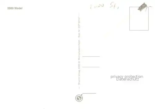 AK / Ansichtskarte Wedel_Pinneberg Fliegeraufnahme Wedel Pinneberg