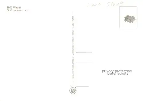 AK / Ansichtskarte Wedel_Pinneberg Graf Luckner Haus Fliegeraufnahme Wedel Pinneberg