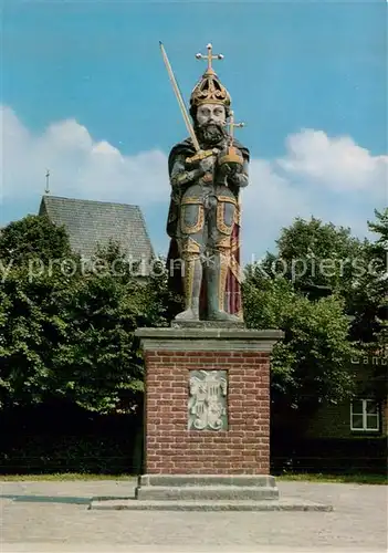 AK / Ansichtskarte Wedel_Pinneberg Roland Statue Wedel Pinneberg