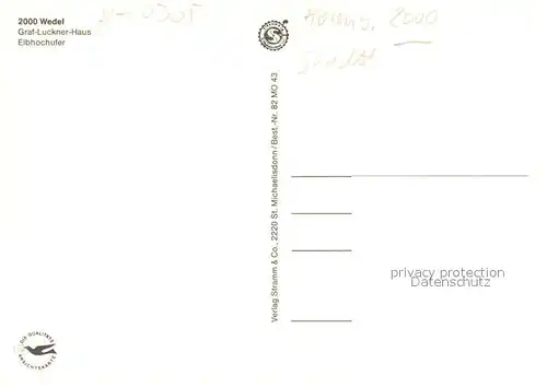 AK / Ansichtskarte Wedel_Pinneberg Graf Luckner Haus Elbhochufer Wedel Pinneberg