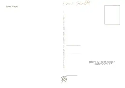 AK / Ansichtskarte Wedel_Pinneberg Graf Luckner Haus Fliegeraufnahme Wedel Pinneberg