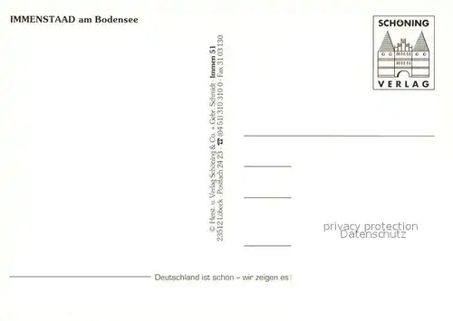 AK / Ansichtskarte Immenstaad_Bodensee Fliegeraufnahme Immenstaad_Bodensee