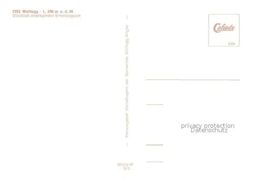 AK / Ansichtskarte Wolfegg Erholungsort mit Schloss Fliegeraufnahme Wolfegg