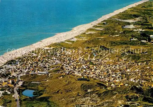 AK / Ansichtskarte Hoernum_Sylt Zeltplatz Fliegeraufnahme Hoernum Sylt