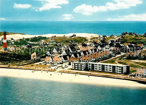 AK / Ansichtskarte Hoernum_Sylt Nordseebad Fliegeraufnahme Hoernum Sylt