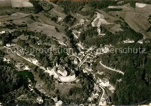 AK / Ansichtskarte Schoenberg_Bensheim Knappschafts Vorsorgeheim Schloss Schoenberg Fliegeraufnahme Schoenberg Bensheim