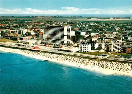 AK / Ansichtskarte Westerland_Sylt Nordseeheilbad Fliegeraufnahme Westerland_Sylt