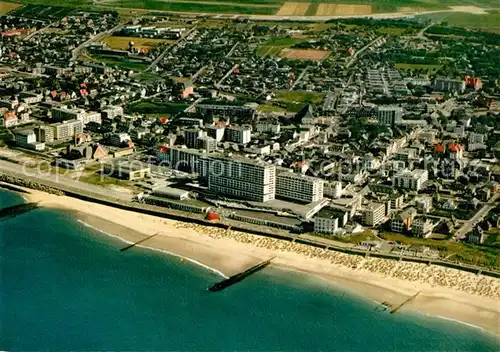 AK / Ansichtskarte Westerland_Sylt Nordseeheilbad Fliegeraufnahme Westerland_Sylt