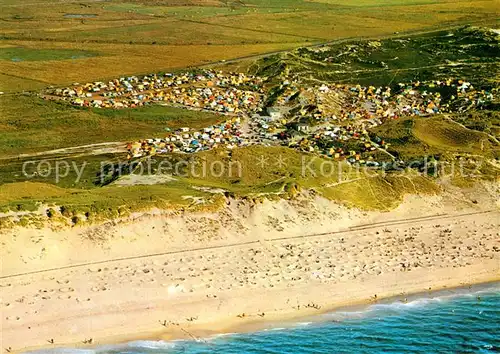 AK / Ansichtskarte Westerland_Sylt Zeltplatz Heinzius Nordseeheilbad Fliegeraufnahme Westerland_Sylt