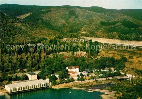 AK / Ansichtskarte Osterode_Harz Kurt Schreiber Betriebe Soesetalsperre Fliegeraufnahme Osterode_Harz