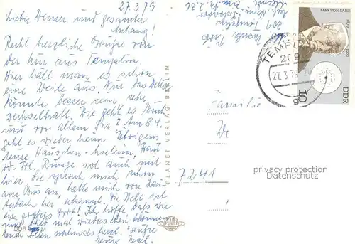 AK / Ansichtskarte Templin Hauptstrasse Erholungsheim Aufbau Badestrand Templiner See Templin