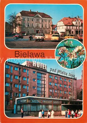 AK / Ansichtskarte Bielawa Fragment Rynku Hotel Pod Wielka Sowa Bielawa