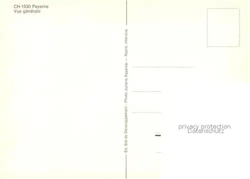 AK / Ansichtskarte Payerne Vue generale Baumbluete Payerne