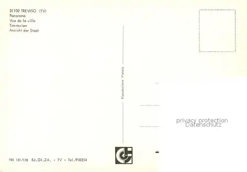 AK / Ansichtskarte Treviso Stadtpanorama Treviso