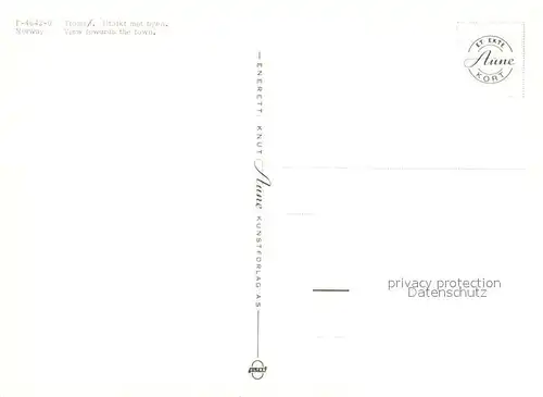 AK / Ansichtskarte Tromsoe Panorama Blick zur Stadt Tromsoe