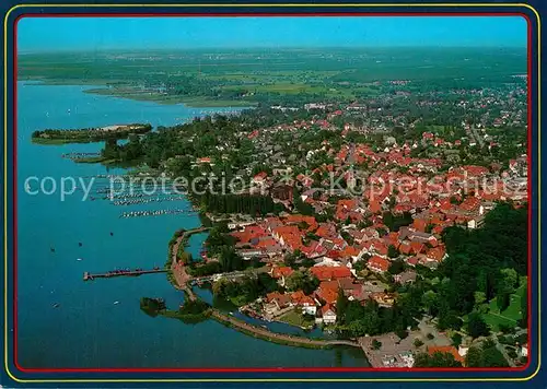 AK / Ansichtskarte Steinhude Strandpromenade Badeinsel Steinhuder Meer Fliegeraufnahme Steinhude