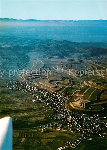 AK / Ansichtskarte Eichstetten_Kaiserstuhl Weinbaugemeinde Fliegeraufnahme Eichstetten_Kaiserstuhl