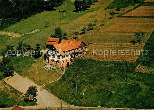 AK / Ansichtskarte Brandmatt_Schwarzwald Gaststaette Pension zum Brigittenschloss Fliegeraufnahme Brandmatt Schwarzwald