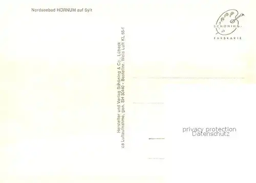 AK / Ansichtskarte Hoernum_Sylt Nordseebad Fliegeraufnahme Hoernum Sylt