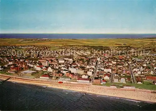AK / Ansichtskarte Westerland_Sylt Nordseeheilbad Fliegeraufnahme Westerland_Sylt