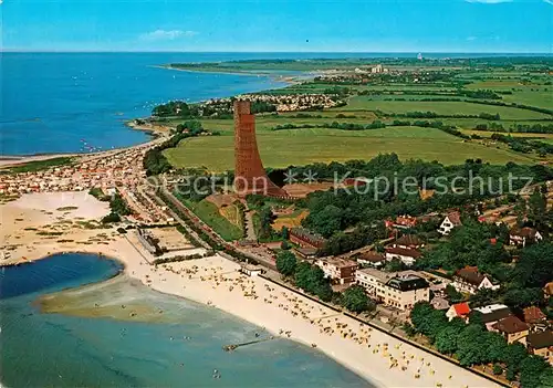AK / Ansichtskarte Laboe Marine Ehrenmal Fliegeraufnahme Laboe