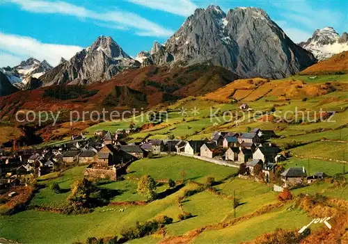 AK / Ansichtskarte Lescun Panorama Aiguilles d Ansabere et Pic Billare Alpes Lescun