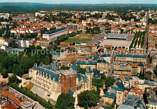 AK / Ansichtskarte Pau Chateau Henri IV vue aerienne Pau