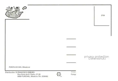 AK / Ansichtskarte Ponta_do_Sol Blick zum Strand Ponta_do_Sol
