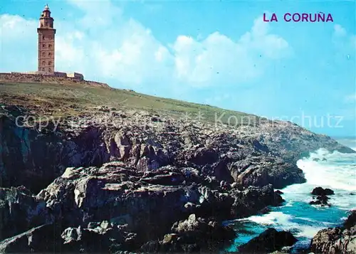 AK / Ansichtskarte La_Coruna Torre de Hercules Costa La_Coruna
