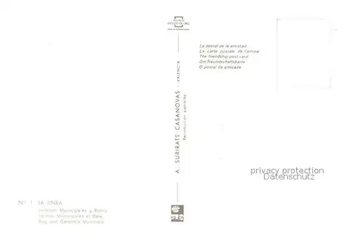 AK / Ansichtskarte La_Linea Jardines Municipales y Bahia La_Linea